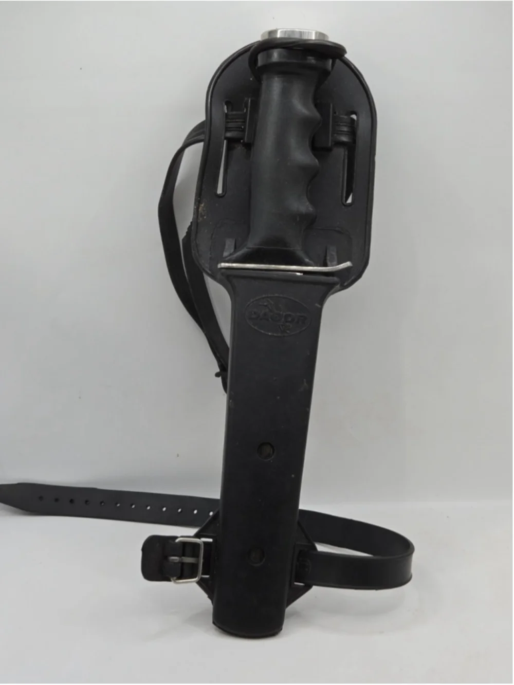 Vintage Dacor Scuba Dive Knife Blunt Tip Pry Bar Tool Sheath Leg Straps Japan